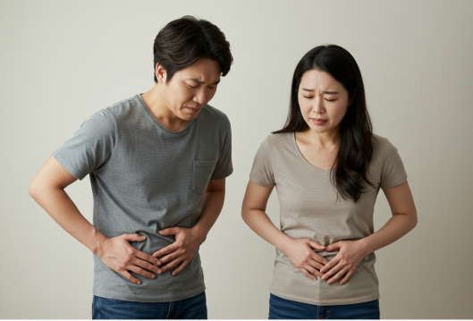 오른쪽 아랫배 통증이 나타나는 10가지 주요 원인과 각 질환별 증상