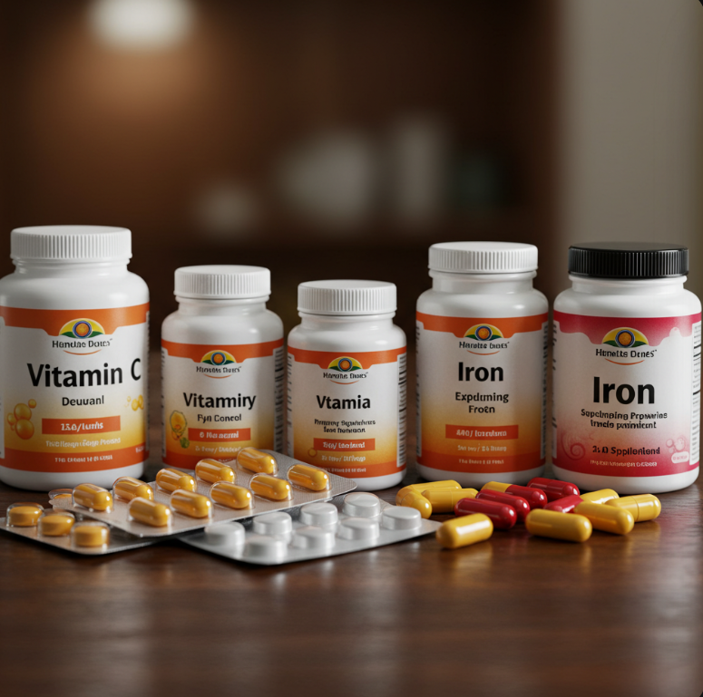 비타민C와 철분 흡수의 상호작용