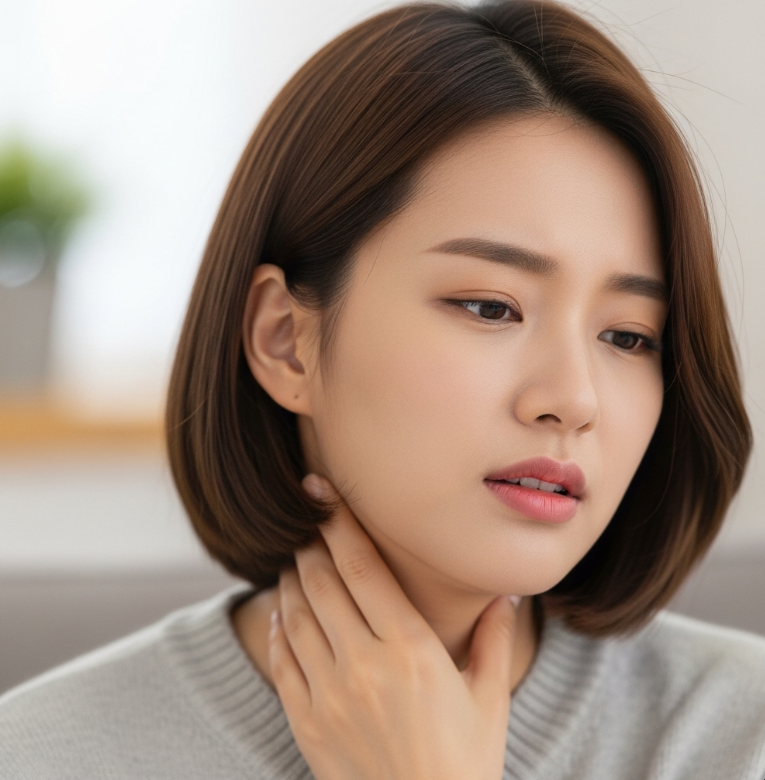 위산 역류로 인한 목 이물감은 왜 생길까?