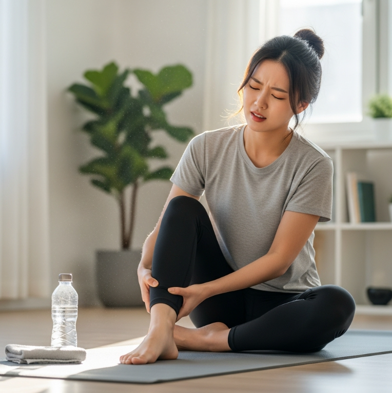 수면 중 다리에 쥐가 자주 나는 이유는?