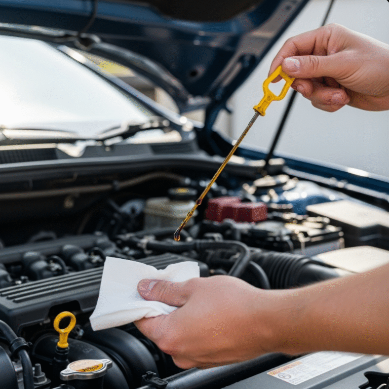 엔진오일 점검하는 가장 쉬운 방법