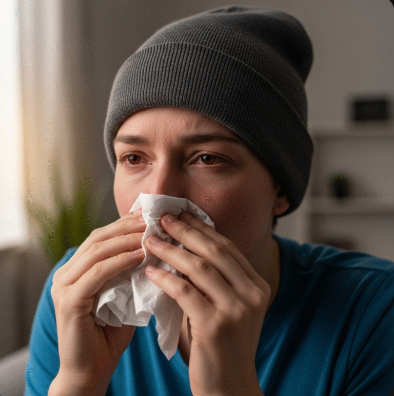 코막힘 밤에 심할때 식염수 대신 10초만에 뚫는 혀 위치