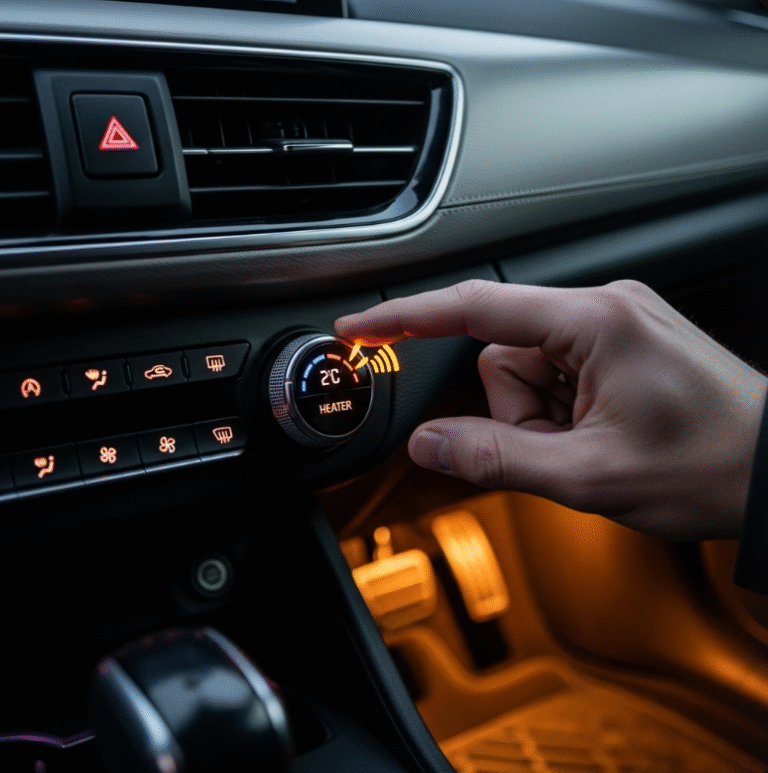 히터가 안 나올 때 점검할 부품