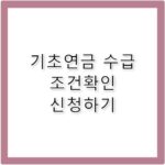 기초연금 단독가구 수급 조건·실제사례